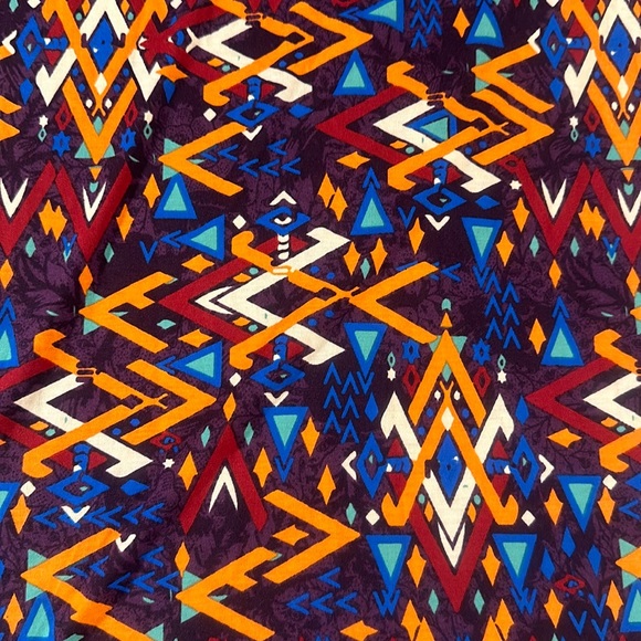 LuLaRoe Women’s Julia Dress/Size: XL /Color: Multi-Fun Geometric (NWT) - Picture 5 of 10